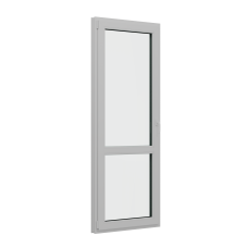 Балконная дверь BRUSBOX левая Поворотно-откидная внизу стеклопакет 3 стекла (600*2000*70)