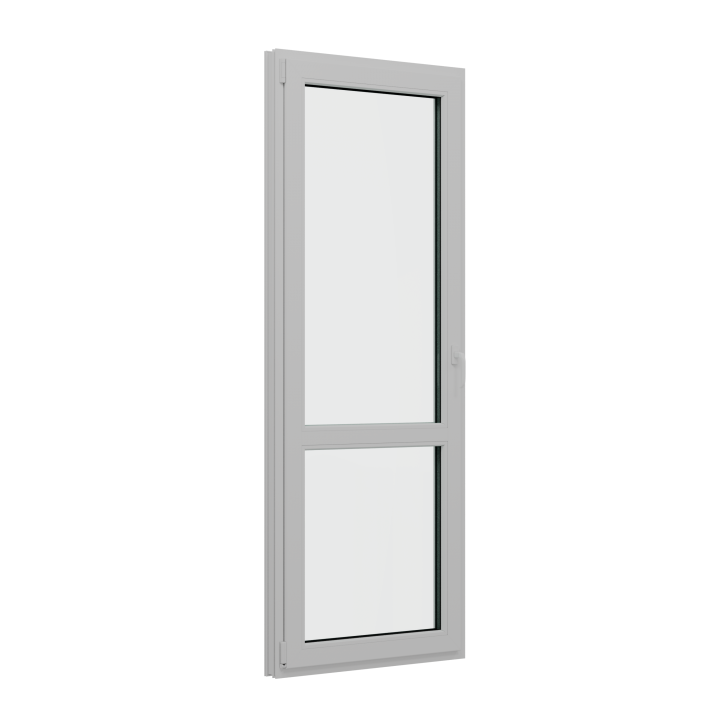 Балконная дверь BRUSBOX левая Поворотно-откидная внизу стеклопакет 3 стекла (600*2000*70)