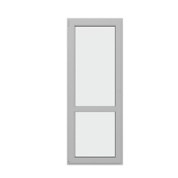 Балконная дверь BRUSBOX левая Поворотно-откидная внизу стеклопакет 3 стекла (600*2000*70)