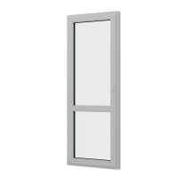 Балконная дверь BRUSBOX левая Поворотно-откидная внизу стеклопакет 3 стекла (600*2000*70)