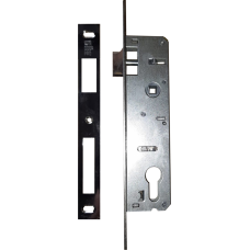 Замок дверной WINDOORPRO для алюм. дверей с фалевой защелкой и ригелем 85/23/20 