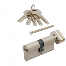 Цилиндр замка с вертушкой 30*30 (5 ключей)