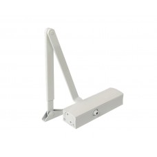 Доводчик GEZE 1500 EN2/3/4 с тягой, белый (80 кг)