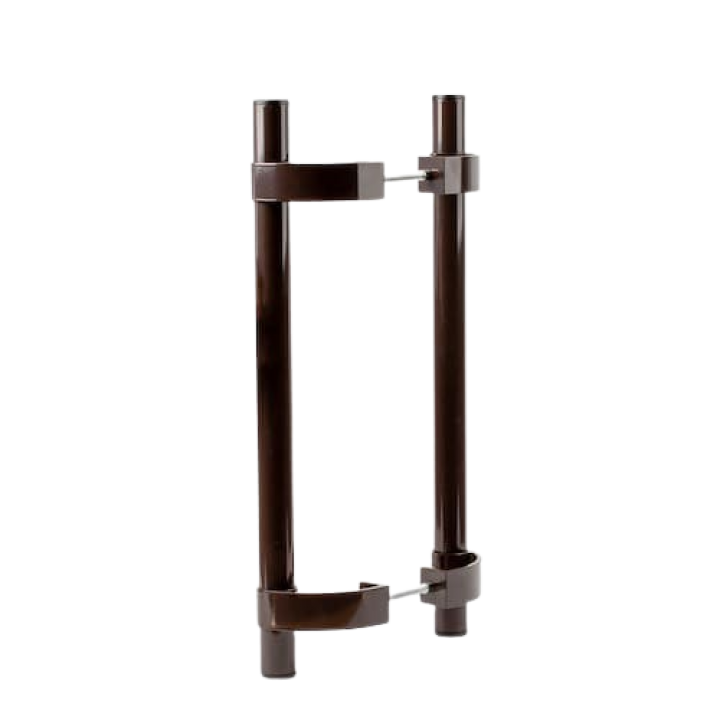 Ручка дверная прямая P-2 500 мм, коричневая