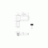 Петля Jocker PVC 120 кг, антрацит