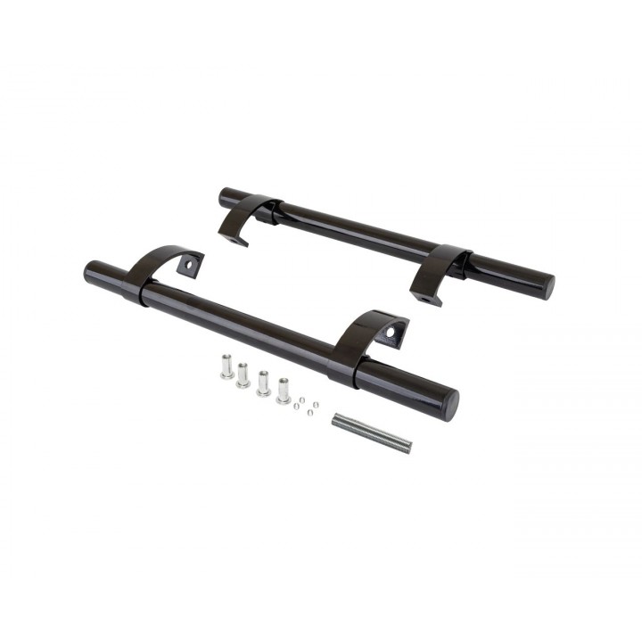 Ручка дверная прямая P-2 500 мм, чёрная