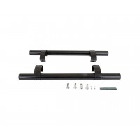 Ручка дверная прямая P-2 500 мм, чёрная