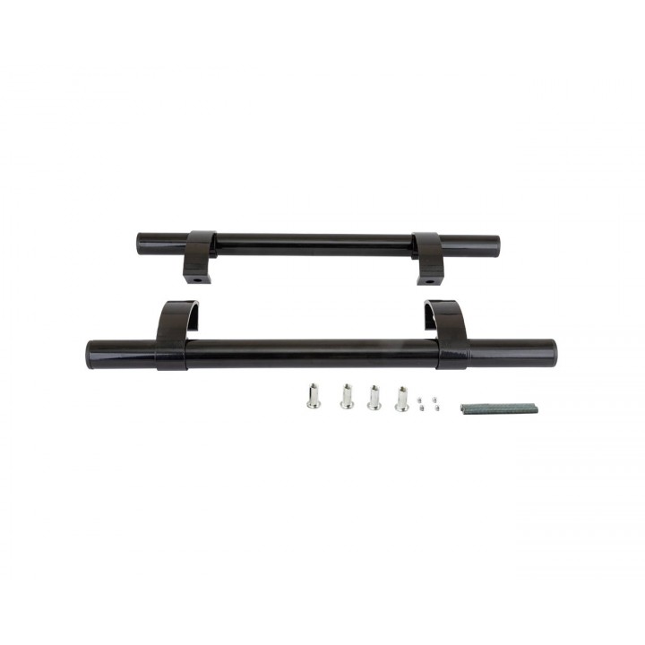 Ручка дверная прямая P-2 500 мм, чёрная