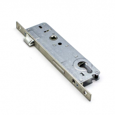 Замок REZE врезной с фалевой защелкой и ригелем 35/92/16